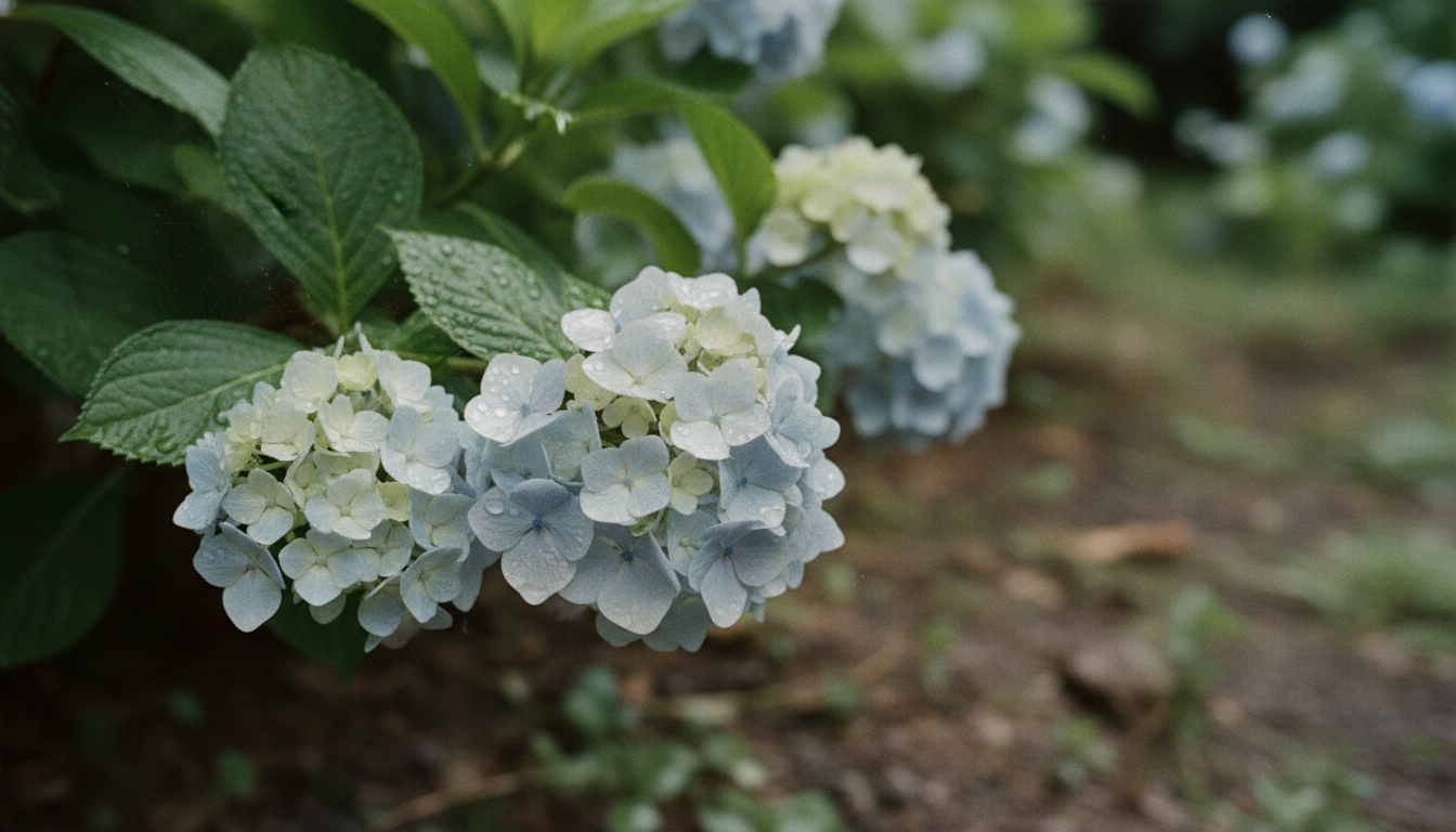 訪問看護ステーション心奏 梅雨入り前の紫陽花