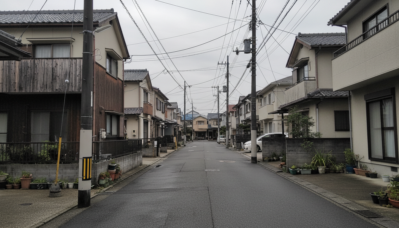 訪問看護ステーション心奏 宮崎の朝の住宅街